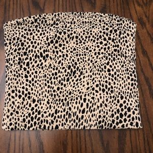 Brandy Melville Size XS/S cheetah print tube top. Amazing condition, super soft!